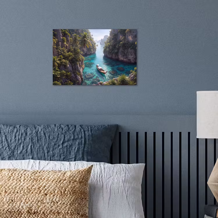 Poster - Eiland - Tropisch - Water - Palmbomen - Natuur — 3