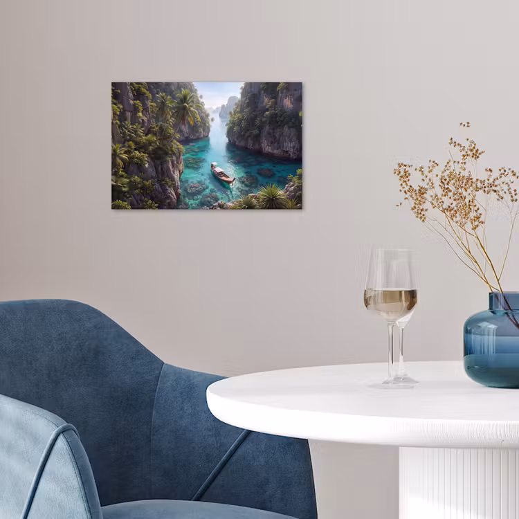 Poster - Eiland - Tropisch - Water - Palmbomen - Natuur — 4