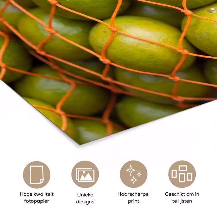 Poster - Eten - Net - Groen - Markt — 5
