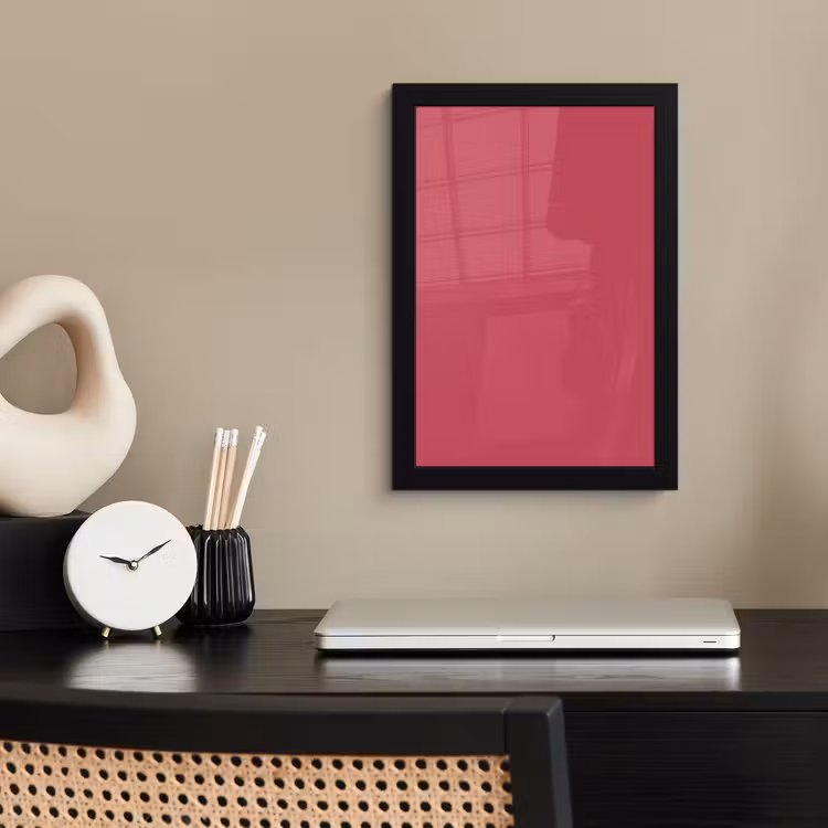 Poster met lijst - Bold - Berry - Rood — 3
