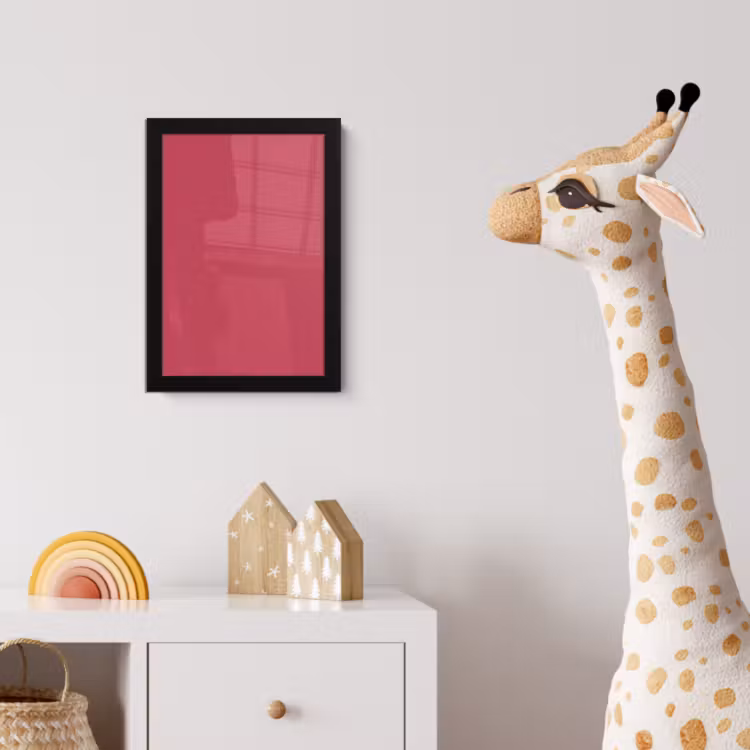 Poster met lijst - Bold - Berry - Rood — 5