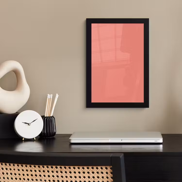 Poster met lijst - Coral - Reef - Rood — 3