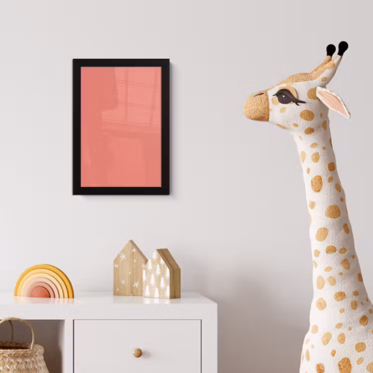 Poster met lijst - Coral - Reef - Rood — 5