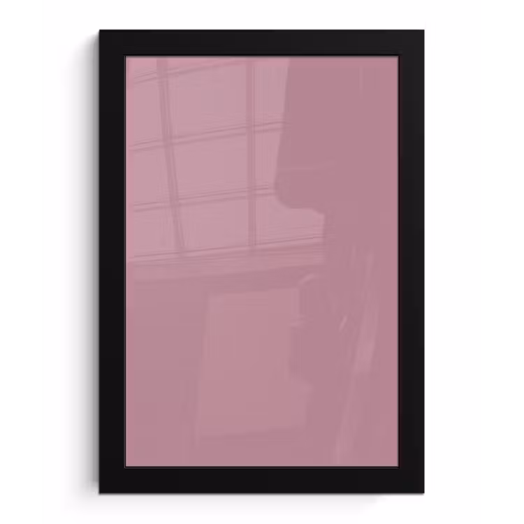 Poster met lijst - Dusty - Mauve - Paars — 1