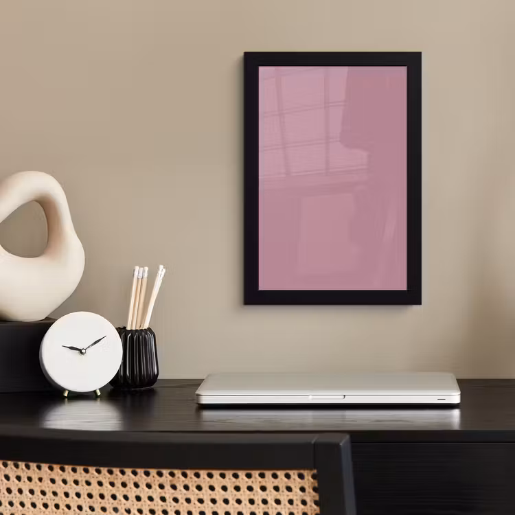 Poster met lijst - Dusty - Mauve - Paars — 3