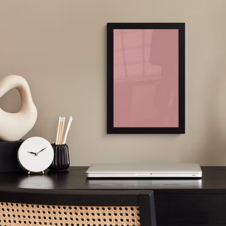 Poster met lijst - Dusty - Rose - Roze — 3