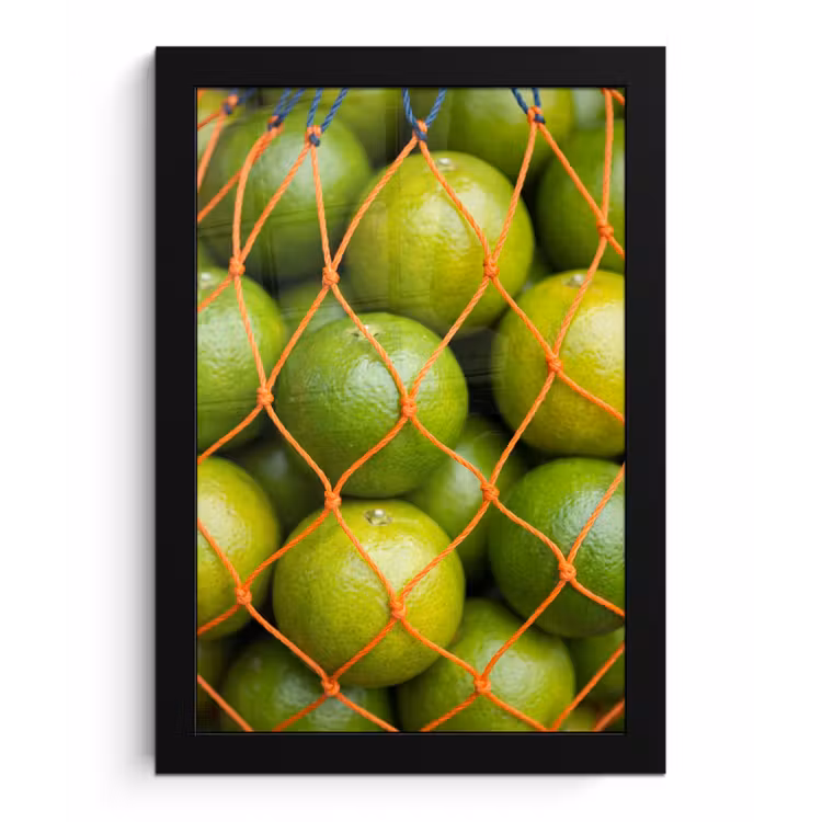 Poster met lijst - Eten - Net - Groen - Markt — 1