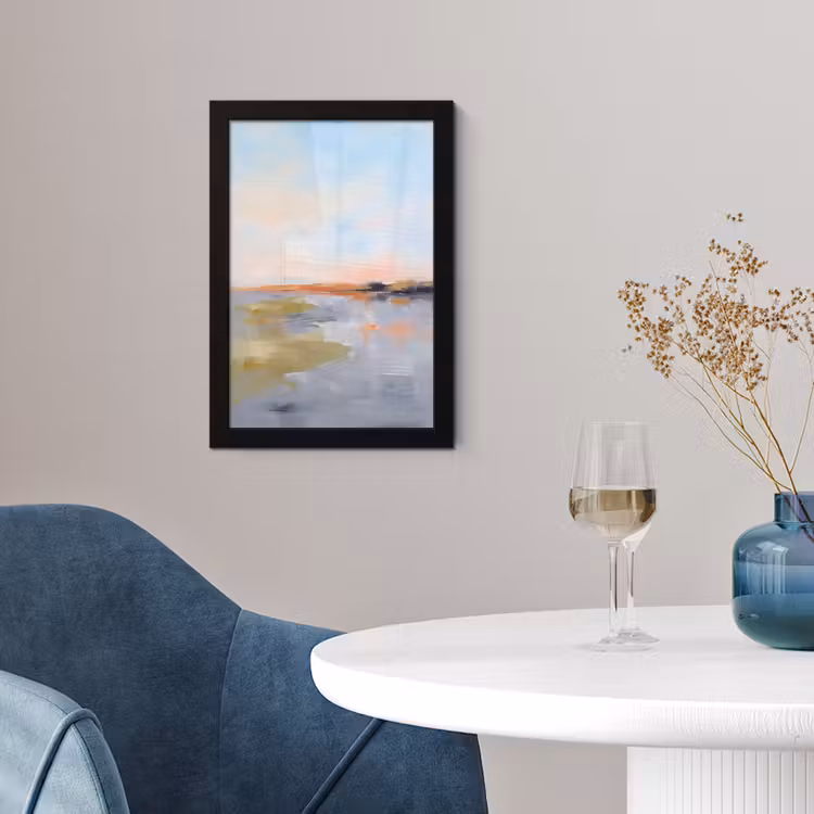 Poster met lijst - Abstract - Landschap - Horizon - Modern - Kleurrijk — 2