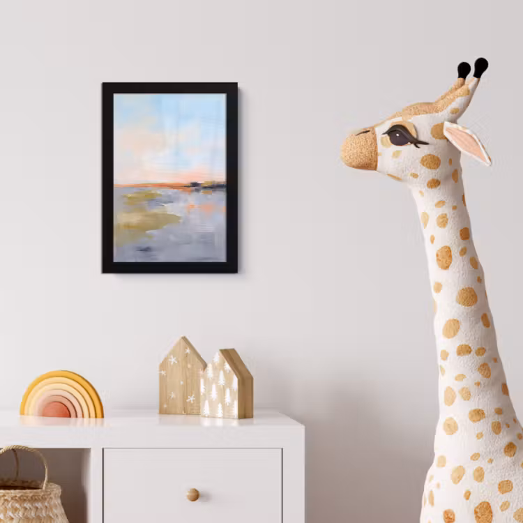 Poster met lijst - Abstract - Landschap - Horizon - Modern - Kleurrijk — 5