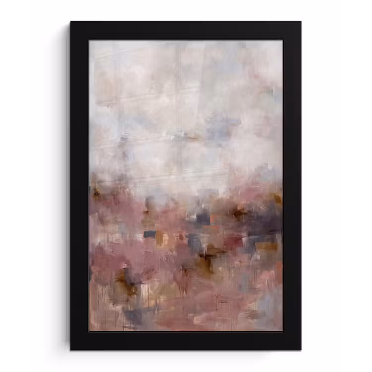Poster met lijst - Abstract - Vloeiend - Kunst - Modern - Beige — 1