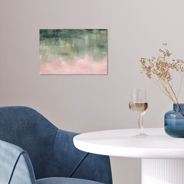 Poster - Kunst - Abstract - Modern - Groen - Roze — 4