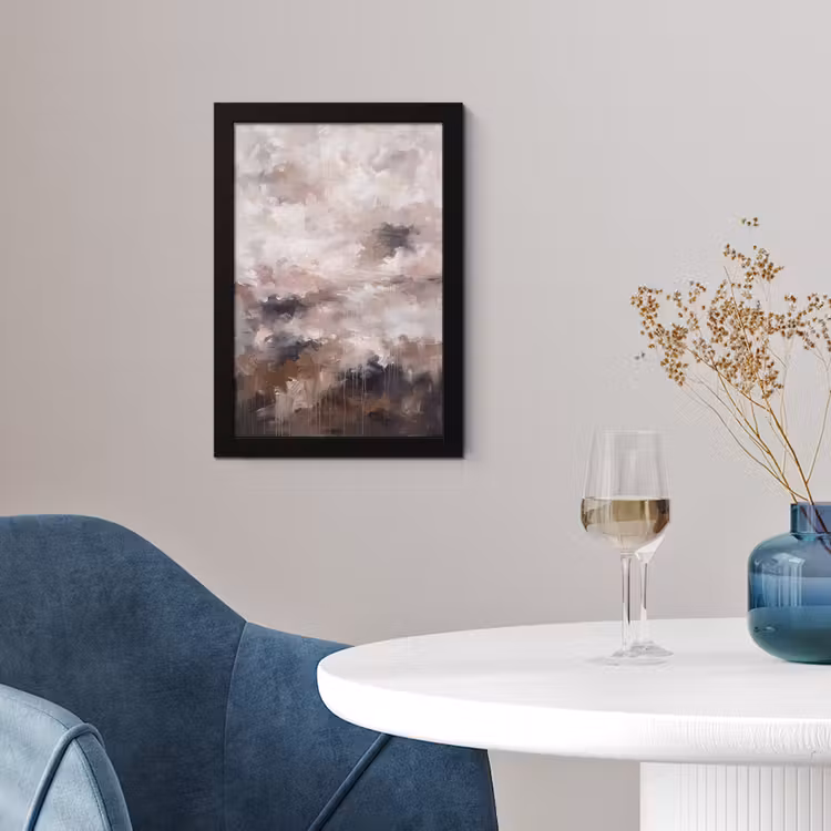 Poster met lijst - Abstract - Textuur - Kunst - Modern - Beige — 2