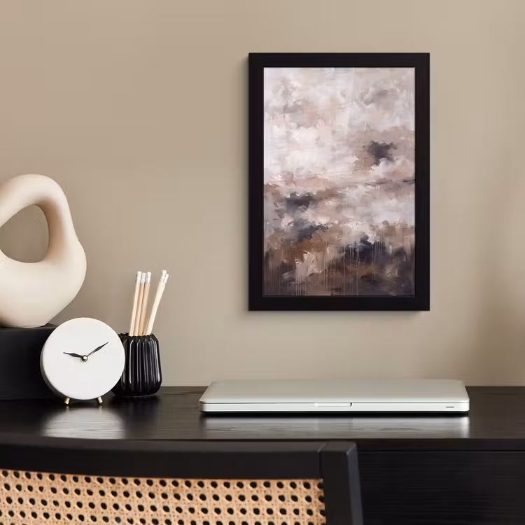 Poster met lijst - Abstract - Textuur - Kunst - Modern - Beige — 3