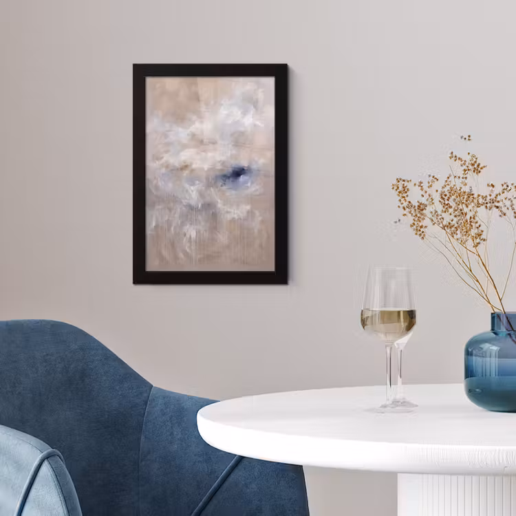 Poster met lijst - Abstract - Wolken - Sfeer - Modern - Beige — 2