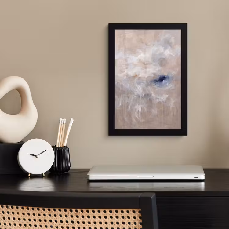 Poster met lijst - Abstract - Wolken - Sfeer - Modern - Beige — 3