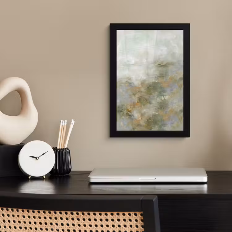 Poster met lijst - Abstract - Groen - Beige - Modern - Kunst — 3