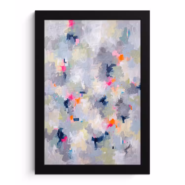 Poster met lijst - Abstract - Kleurrijk - Modern - Kunst — 1