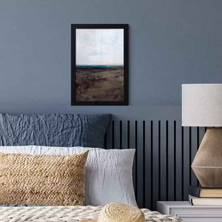 Poster met lijst - Abstract - Landschap - Horizon - Blauw - Modern — 4