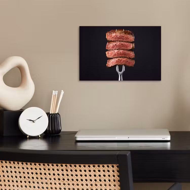 Poster - Eten - Rosé - Vork — 2