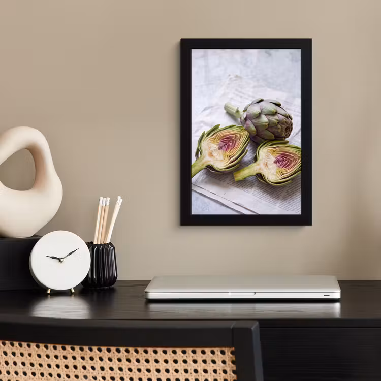 Poster met lijst - Artisjok - Doorgesneden - Eten — 3