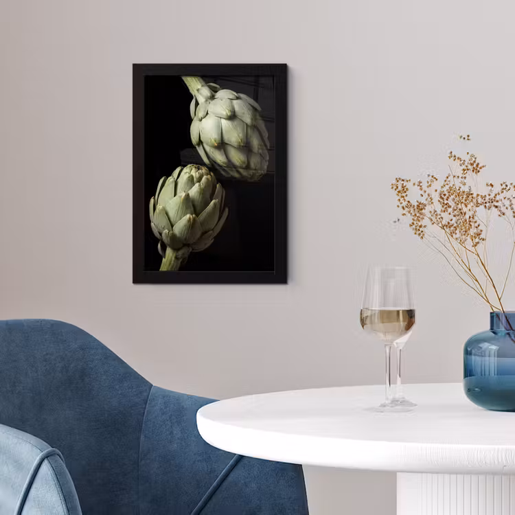 Poster met lijst - Artisjok - Groen - Eten — 2