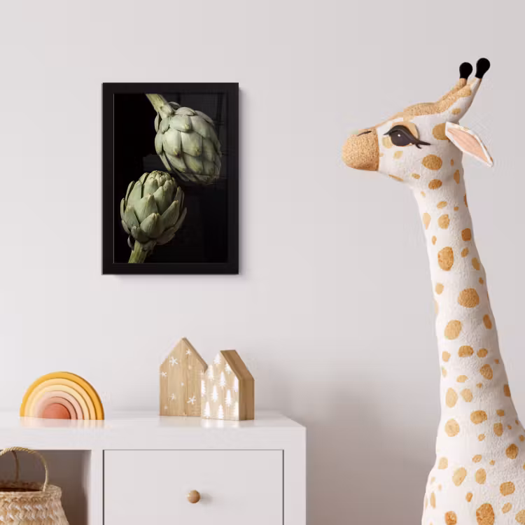 Poster met lijst - Artisjok - Groen - Eten — 5