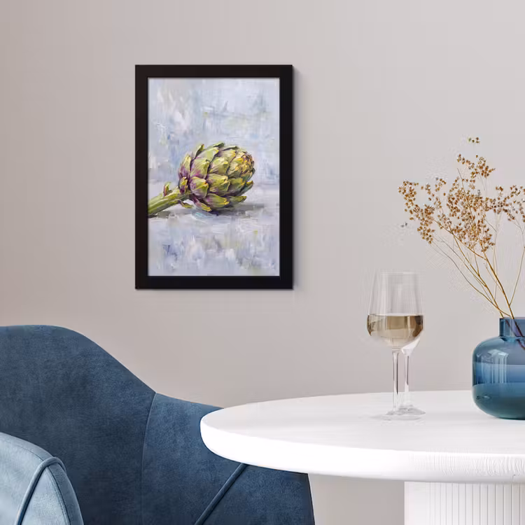 Poster met lijst - Eten - Artisjok - Modern — 2