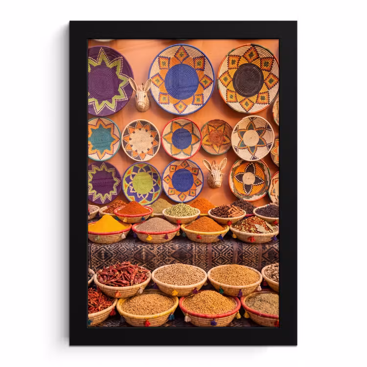 Poster met lijst - Eten - Kleurrijk - Cultuur — 1
