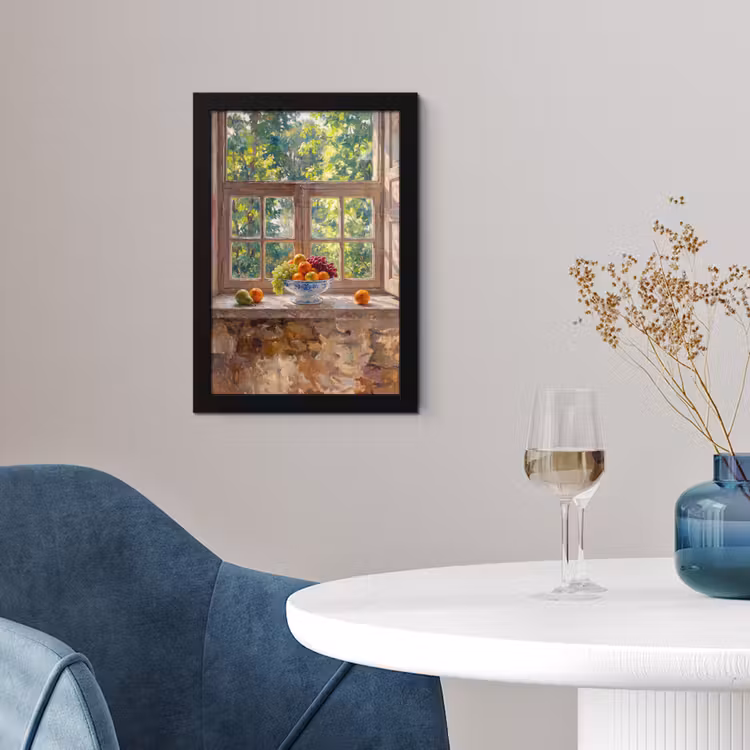Poster met lijst - Fruit - Vensterbank - Natuur — 2
