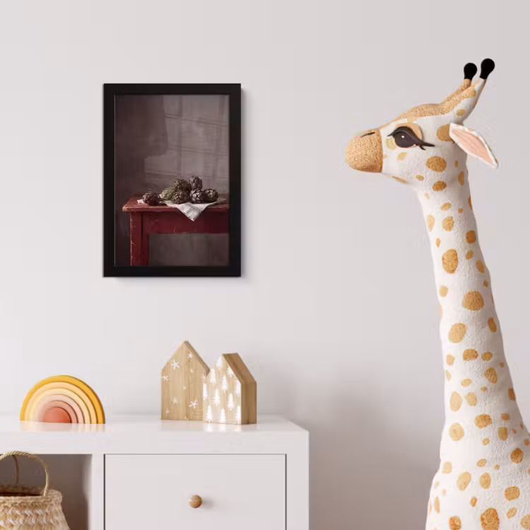 Poster met lijst - Artisjok - Eten - Rustiek — 5