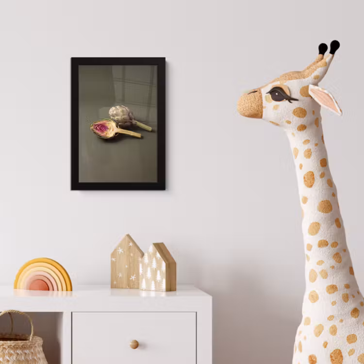 Poster met lijst - Artisjok - Paars - Voedsel — 5