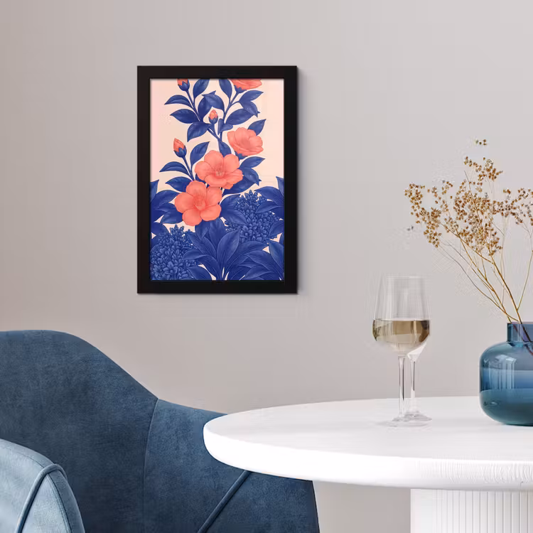 Poster met lijst - Bloemen - Bladeren - Botanisch — 2