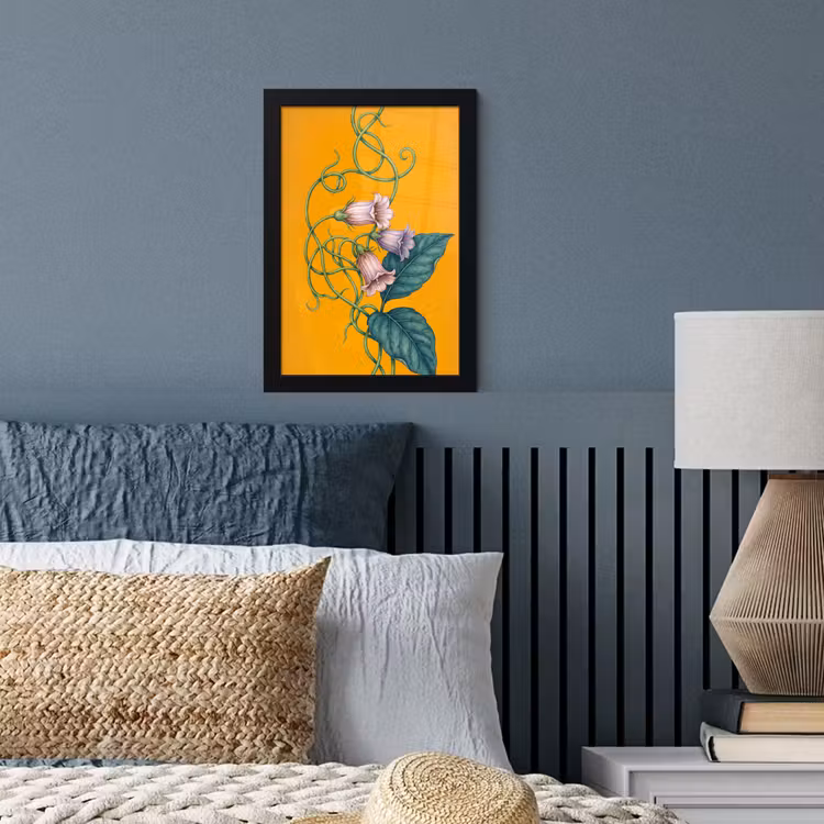 Poster met lijst - Bloemen - Botanisch - Geel — 4