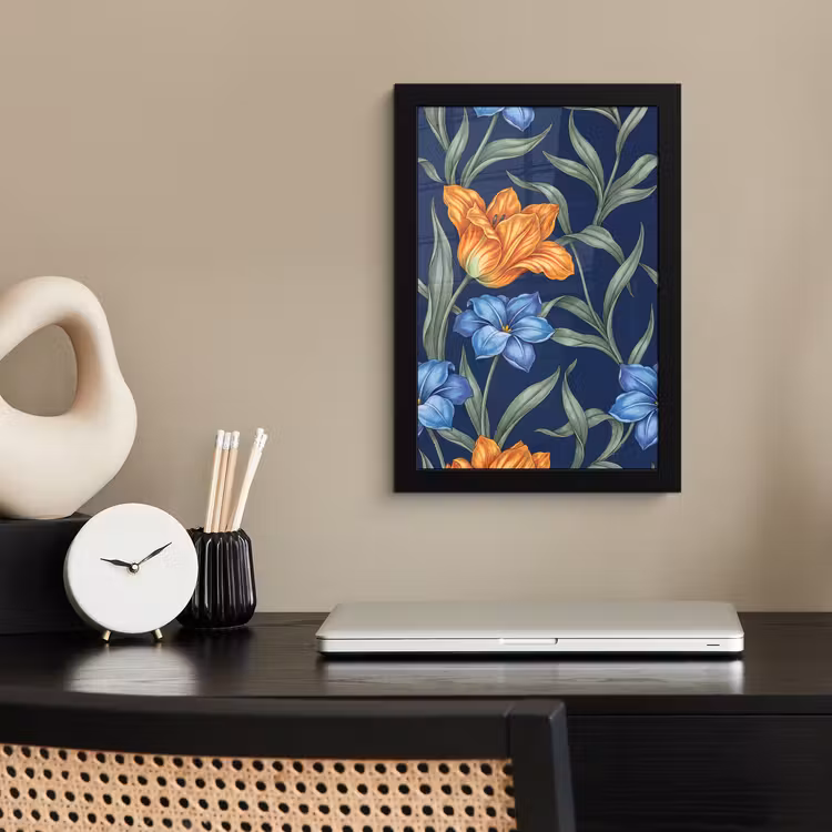 Poster met lijst - Bloemen - Botanisch - Patroon — 3