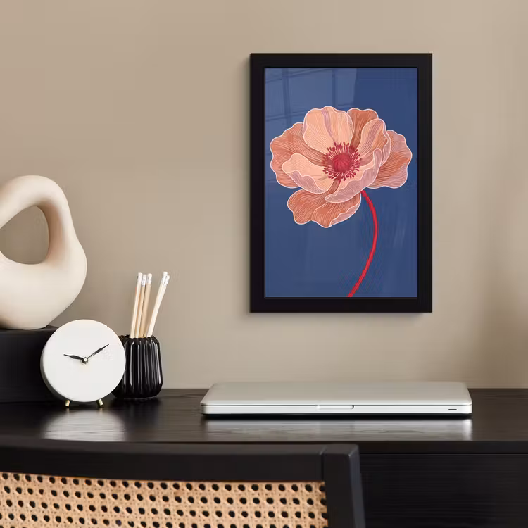 Poster met lijst - Bloemen - Modern - Abstract — 3