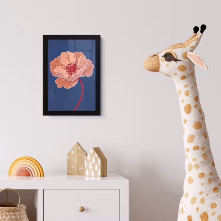 Poster met lijst - Bloemen - Modern - Abstract — 5