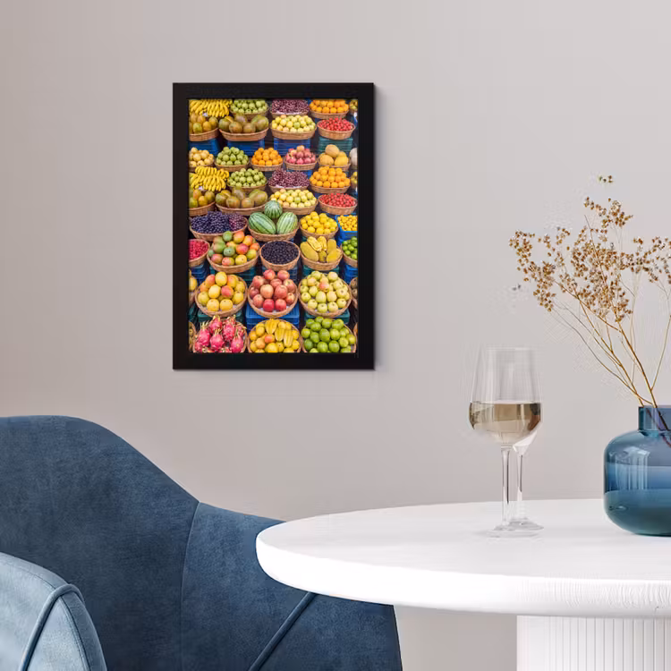 Poster met lijst - Fruit - Markt - Kleurrijk — 2