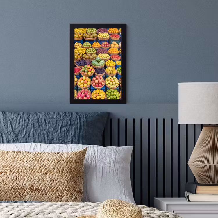 Poster met lijst - Fruit - Markt - Kleurrijk — 4