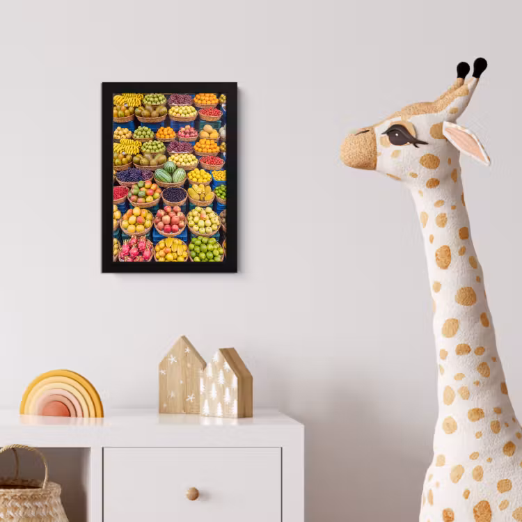 Poster met lijst - Fruit - Markt - Kleurrijk — 5