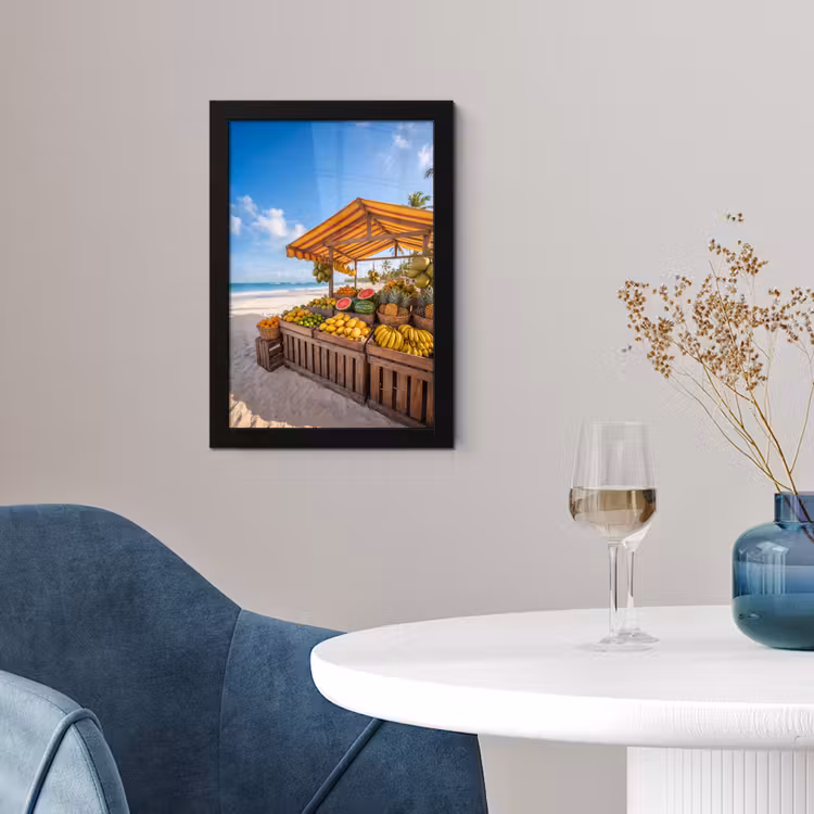Poster met lijst - Fruit - Strand - Tropisch — 2