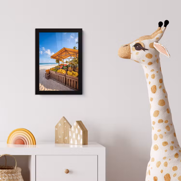 Poster met lijst - Fruit - Strand - Tropisch — 5