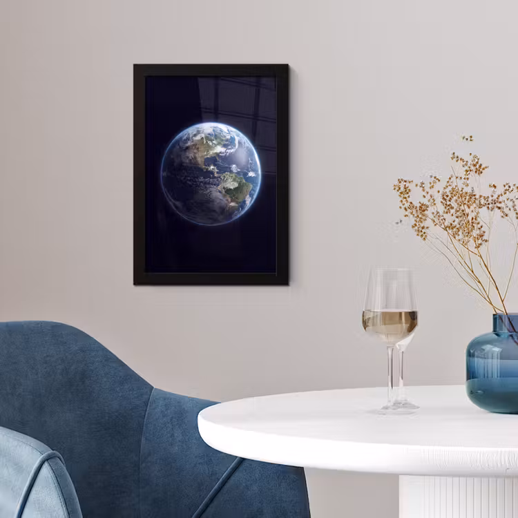 Poster met lijst - Aarde - Ruimte - Kosmos — 2
