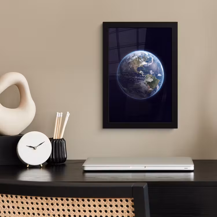 Poster met lijst - Aarde - Ruimte - Kosmos — 3