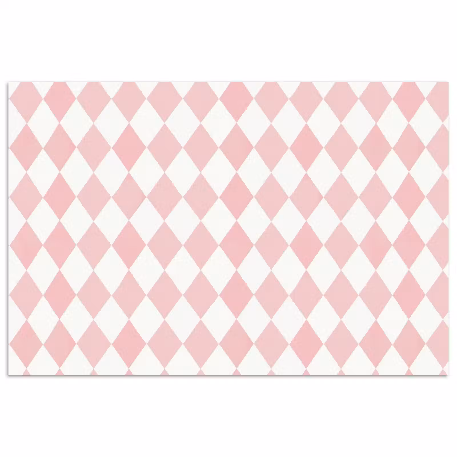 Poster - Lichtroze - Ruiten - Geometrisch - Patroon — 1