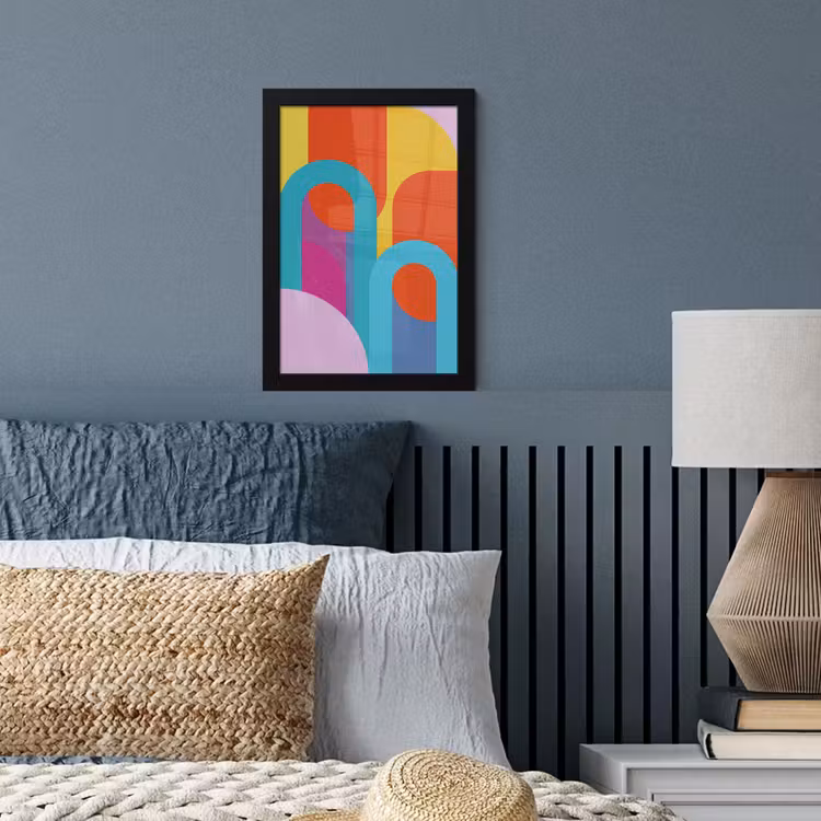Poster met lijst - Abstract - Geometrie - Kleurrijk - Modern - Kunst — 4