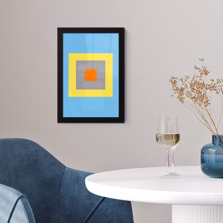 Poster met lijst - Abstract - Geometrisch - Kleurrijk - Modern - Vormen — 2