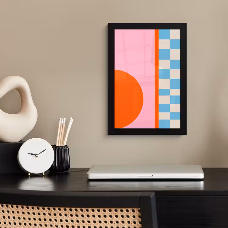Poster met lijst - Abstract - Vormen - Geometrisch - Modern - Kleurrijk — 3