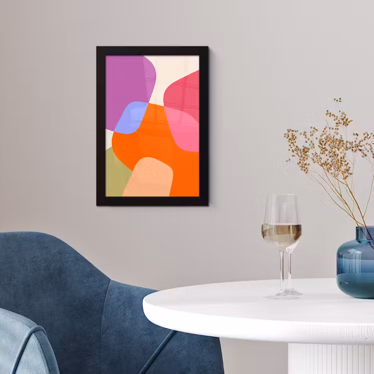 Poster met lijst - Abstract - Vormen - Modern - Kleurrijk — 2