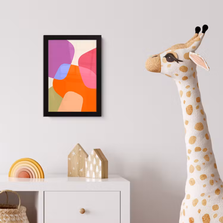 Poster met lijst - Abstract - Vormen - Modern - Kleurrijk — 5