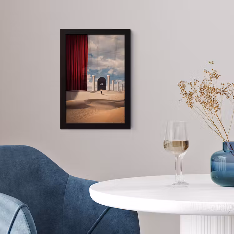 Poster met lijst - Droom - Woestijn - Oog — 2